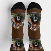 Chaussette Cavalier Spaniel Popout Art, Chaussettes d'équipag (Haut)