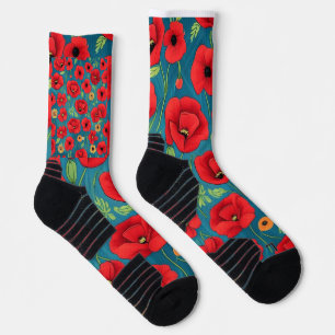 Chaussette Célébrez la beauté de la vie avec des fleurs de pa