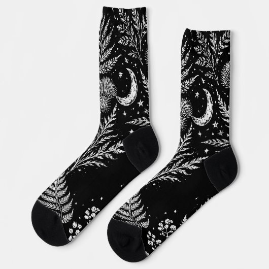 Chaussette Celestial Fern Moon Socks (Gauche)