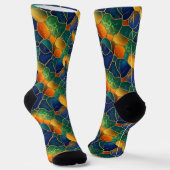 Chaussette Celestial Mosaic Seamless Pattern (Angulaire)