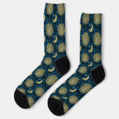 Chaussette Celestial Sun Moon and Stars Pattern (Gauche)