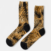 Chaussette Cellules fourrures de Tigre D'Or (Gauche)