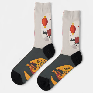 Chaussette Cercle de quatre saisons