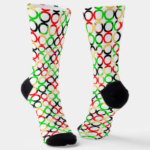 Chaussette Cercles de couleurs Chaussettes funky