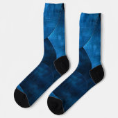 Chaussette Cercles de lune bleue (Gauche)