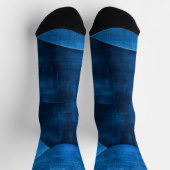 Chaussette Cercles de lune bleue (Haut)