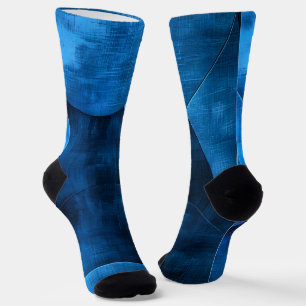 Chaussette Cercles de lune bleue