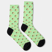 Chaussette Cerf Couple et Daisy Heart Patterned (Droite)
