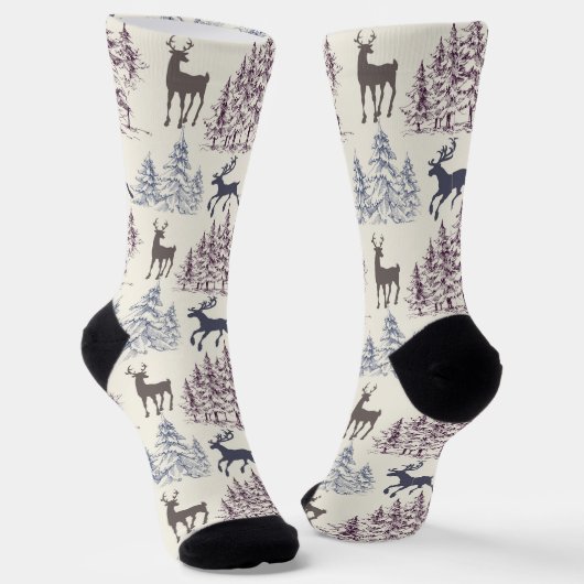Chaussette Cerfs Sauvages (Angulaire)