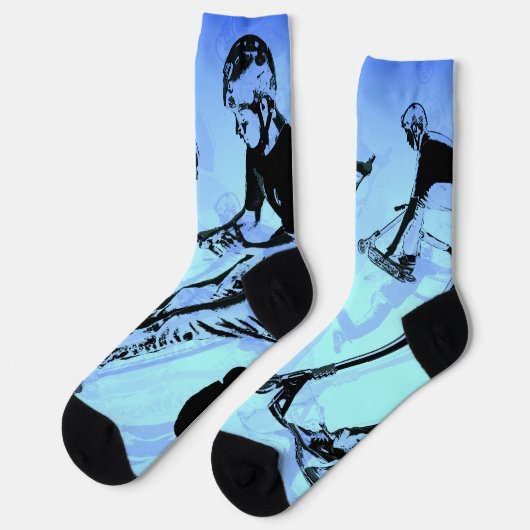 Chaussette C'est à propos du scooter ! - Chaussettes pour sco (Gauche)