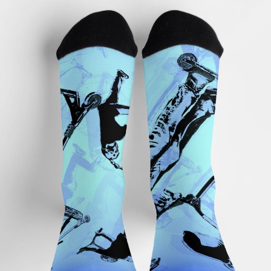 Chaussette C'est à propos du scooter ! - Chaussettes pour sco (Haut)