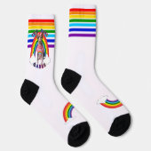 Chaussette Cette Chaussettes De Fierté De Soins Nues (Droite)