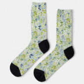 Chaussette Champagne Green Retro (Gauche)