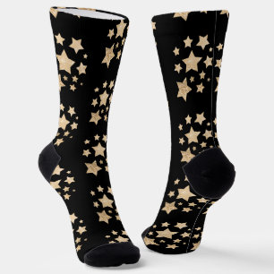 Chaussette Champagne or parties scintillant étincelante Étoil