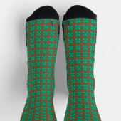 Chaussette Chance 4 feuilles irlandais Clover chaussettes de  (Haut)