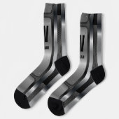 Chaussette Changer initial, Ajouter (supprimer) Nom, Silver M (Gauche)