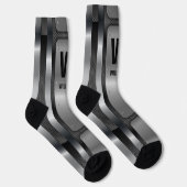 Chaussette Changer initial, Ajouter (supprimer) Nom, Silver M (Droite)