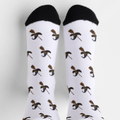 Chaussette Chapeau de sorcière et balai (Haut)