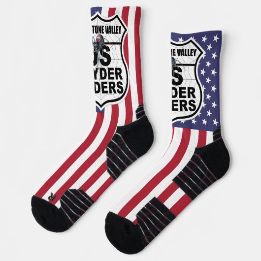 Chaussette Chapitre de Blackstone Valley - Chaussettes Logo D (Gauche)