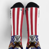 Chaussette Chapitre de Long Island - Drapeau Logo Chaussettes (Haut)