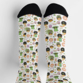 Chaussette Charmes de chance Kawaii pour la Saint-Patrick Pot (Haut)