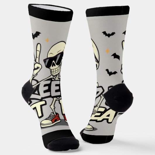 Chaussette Charming Skeleton Chaussettes Halloween - Fun & Un (Angulaire)