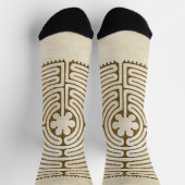 Chaussette Chartres Labyrinthe - Symbole spirituel Antique 1 (Haut)