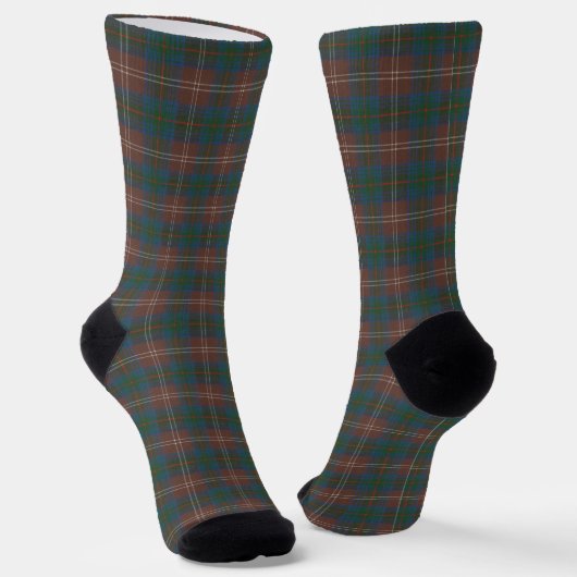 Chaussette Chasse Chisholm Ancien Tartan écossais (Angulaire)