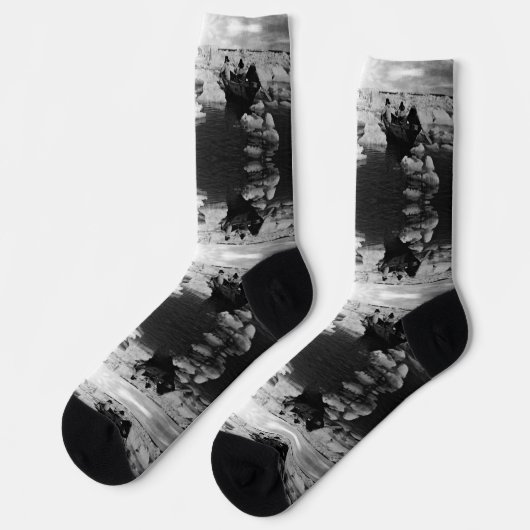 Chaussette Chasseurs Eskimo vintage USA Alaska (Gauche)