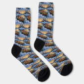 Chaussette Chat abyssin Noël Bateau Vacances (Droite)