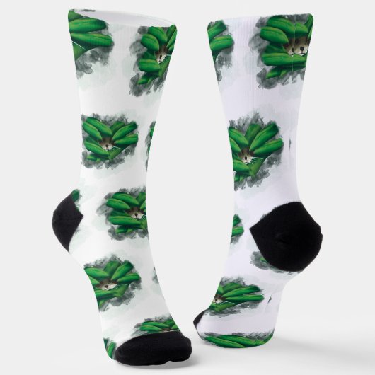 Chaussette Chat dans les Bush (Angulaire)