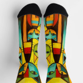 Chaussette Chat d'Art Mélange (Haut)