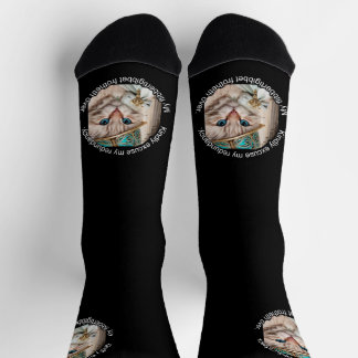 Chaussette Chat de luxe italien : Chaussettes de saule