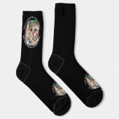 Chaussette Chat de luxe italien : Chaussettes de saule (Droite)