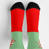Chaussette Chat de Noël drôle (Haut)