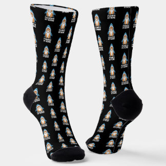 Chaussette Chat Drôle en Costume de Requin Nullement Redouté