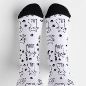 Chaussette Chat Empreinte de patte Joueur Chaussettes d'équip (Haut)