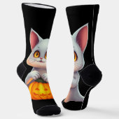 Chaussette Chat Fantôme Chaussettes Halloween - Magique et co (Angulaire)