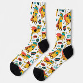 Chaussette Chat Funny Superhero (Gauche)