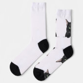 Chaussette Chat love Chaussettes d'équipage (Gauche)