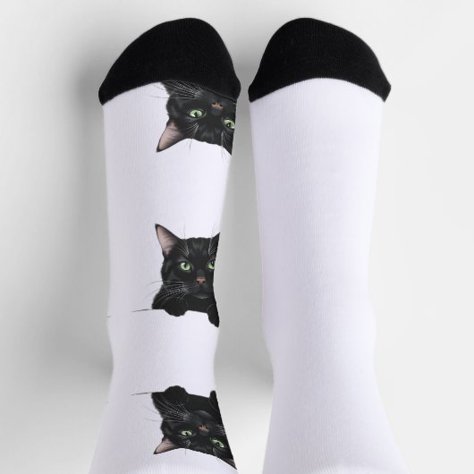 Chaussette Chat love Chaussettes d'équipage (Haut)