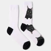 Chaussette Chat love Chaussettes d'équipage (Droite)
