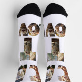 Chaussette Chat Love I Cut Out Photos (Haut)