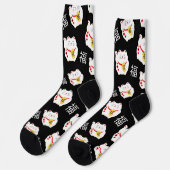 Chaussette Chat Lucky Bonne Fortune (Gauche)
