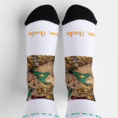 Chaussette Chat lutin de la Saint-Patrick  (Haut)