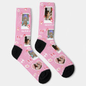 Chaussette Chat Personnalisé Photo Collage Chaussettes Avec N (Droite)