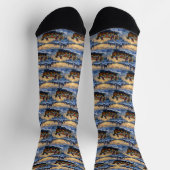 Chaussette Chat Sphynx Noël Bateau Fêtes (Haut)