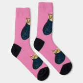 Chaussette Chaton À Dormir En Chaussure Croc, Chaussettes D'É (Droite)