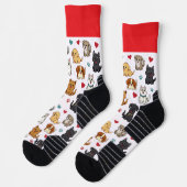 Chaussette Chatons et chiots Chaussettes d'équipage (Gauche)