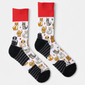 Chaussette Chatons et chiots Chaussettes d'équipage (Droite)